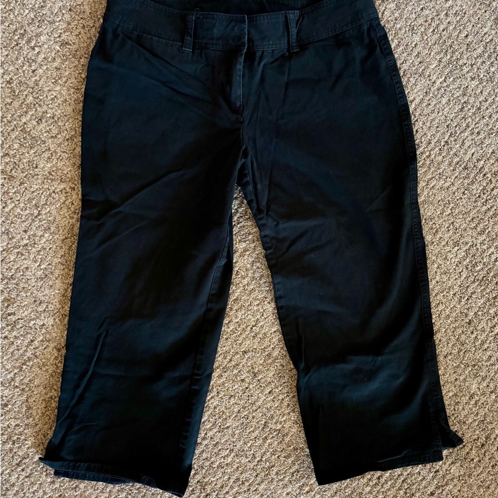 Express Black Cropped Pants